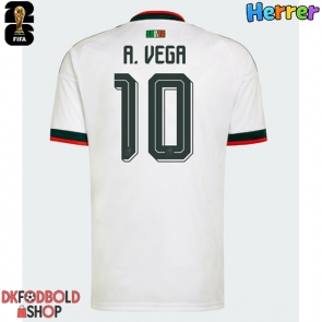 Mexico Alexis Vega #10 Udebanetrøje VM 2026 Kort ærmer